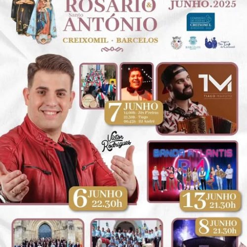 Creixomil prepara-se para celebrar em grande as Festas em Honra de Nossa Senhora do Rosário e Santo António