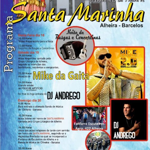 Festa em honra Santa Marinha – Alheira