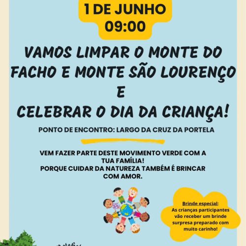 Os Amygos do Facho em Barcelos unem-se para limpar montes e celebrar o Dia da Criança